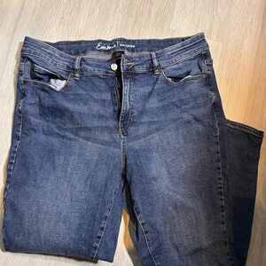 Womens plus size 16w Simply Emma skinny jeans